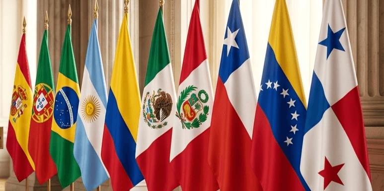 Iberoamerican flags